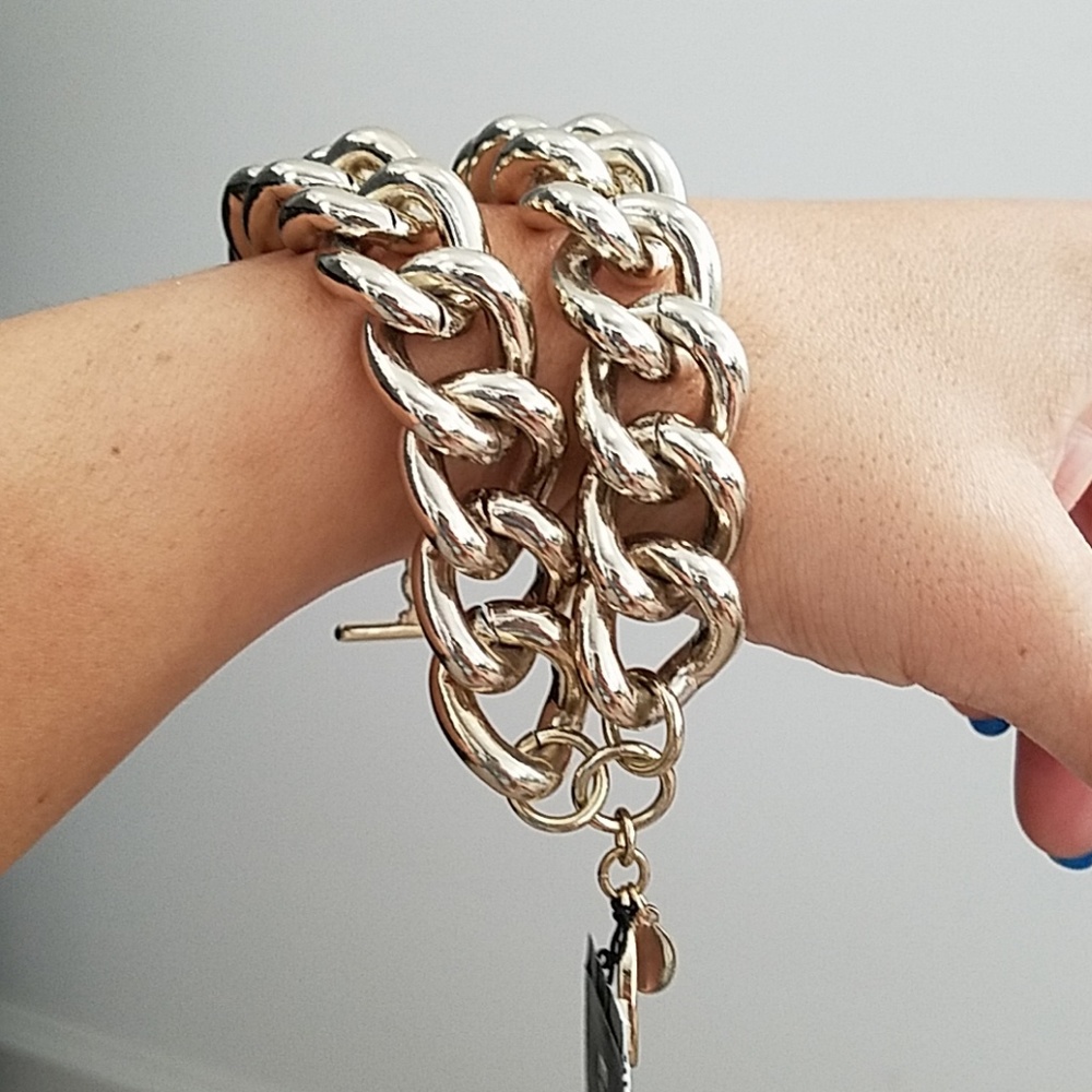 Gold Express Link Bracelet